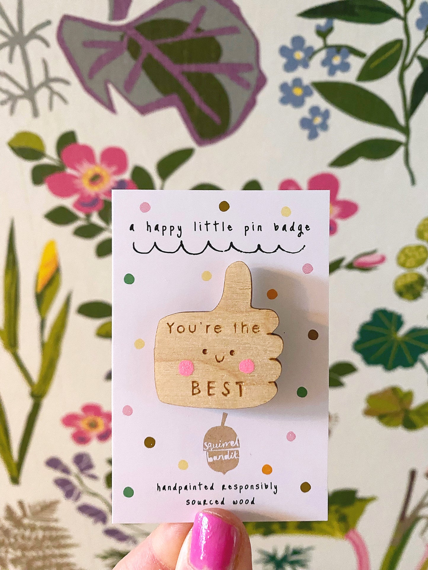 You're the best pin badge