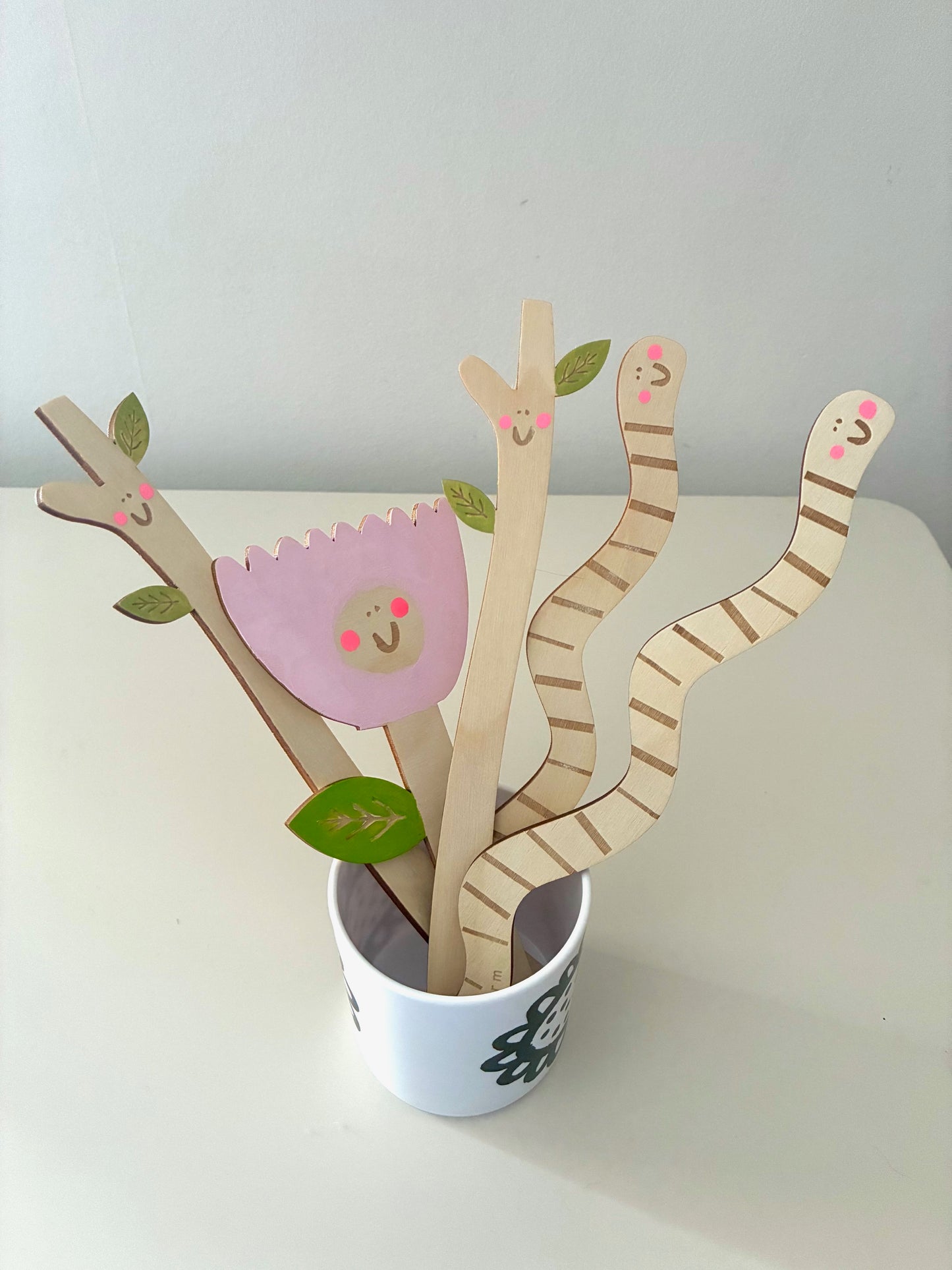 Twig wooden bookmark