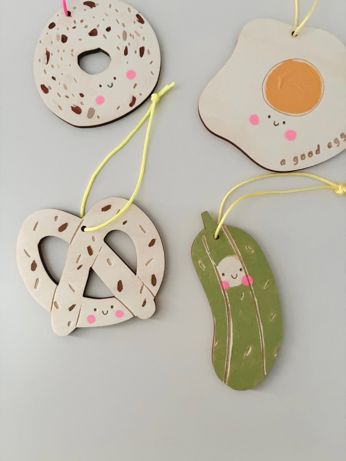 Pickle wooden decoration