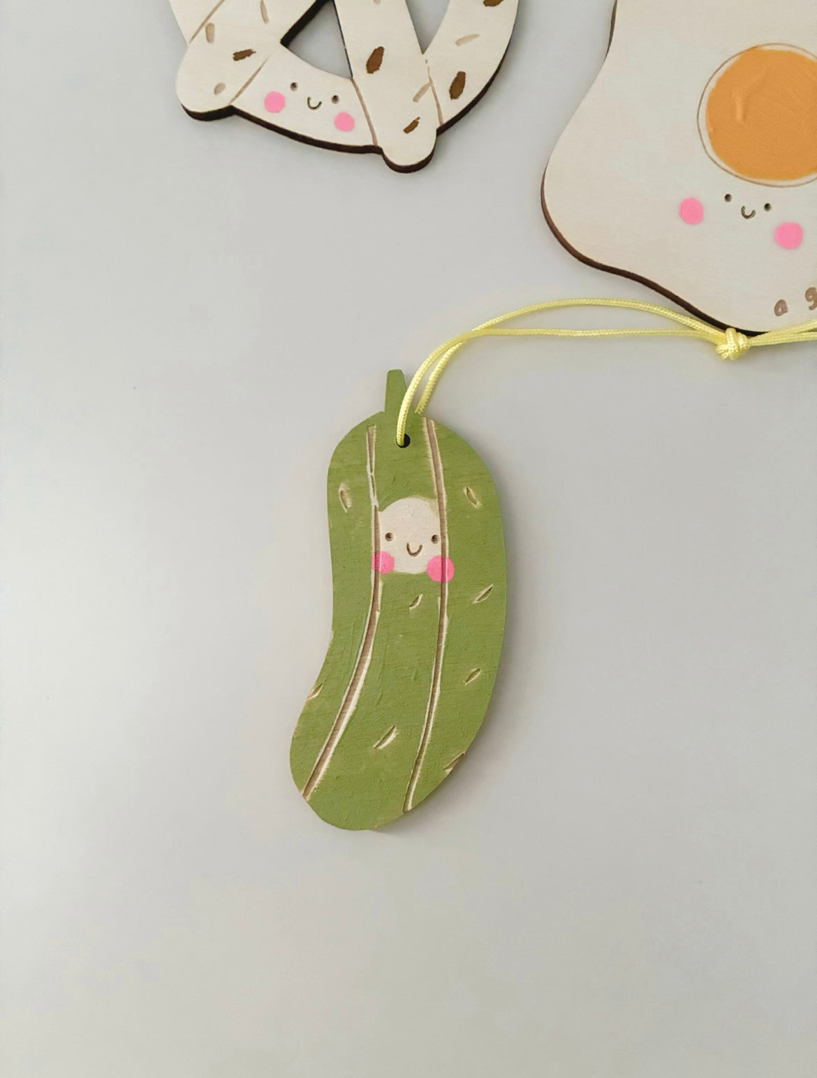 Pickle wooden decoration