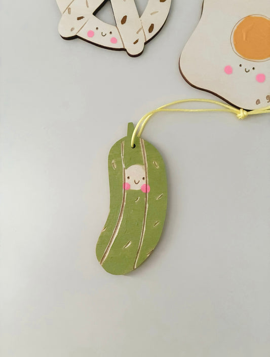 Pickle wooden decoration