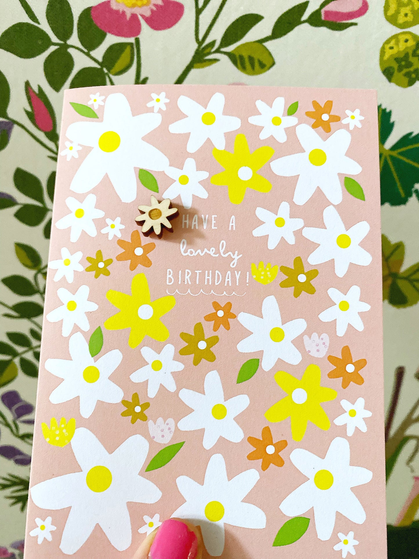 Daisy birthday card