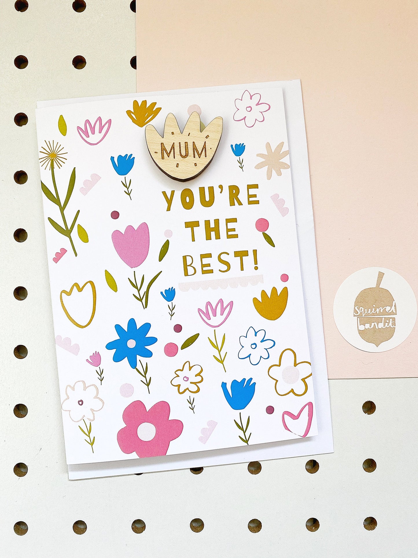Mum You're the best greeting card
