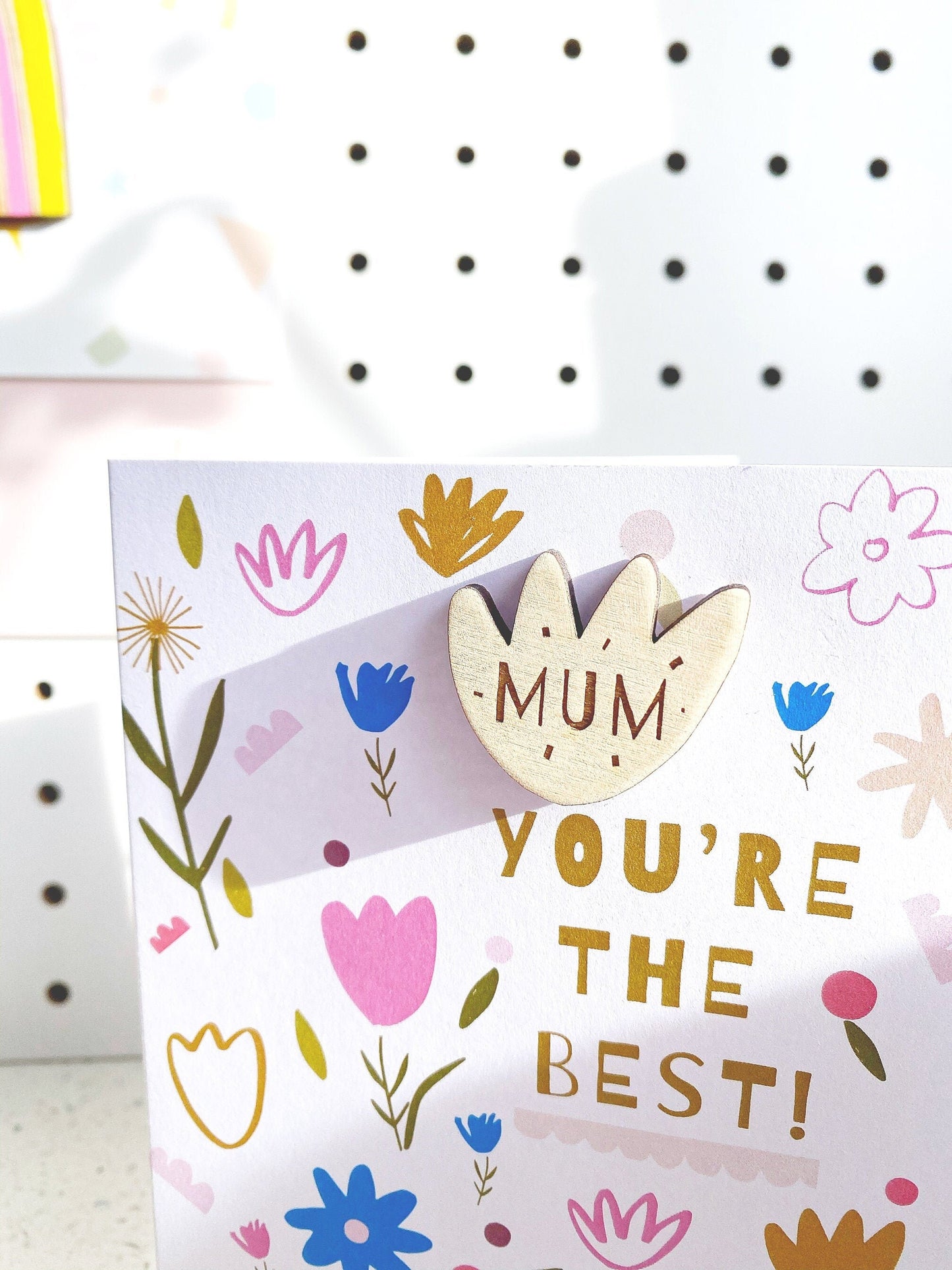 Mum You're the best greeting card