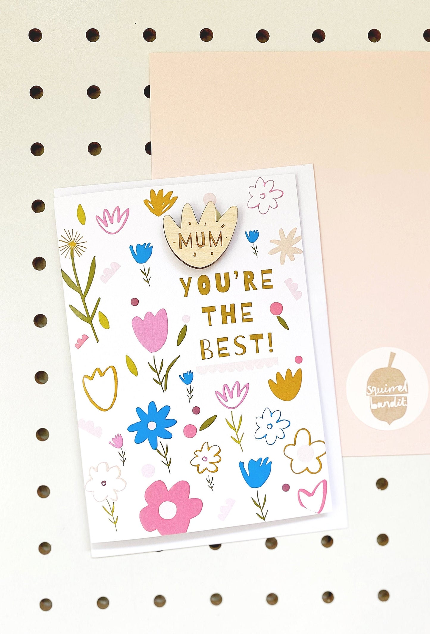 Mum You're the best greeting card