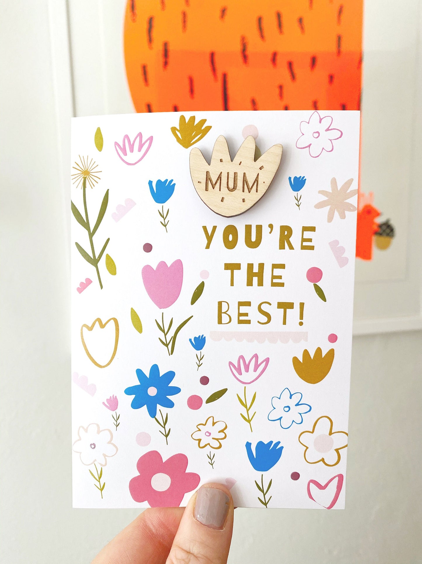 Mum You're the best greeting card