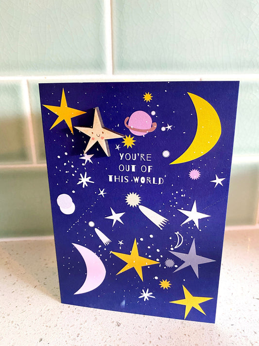 You're out of this greeting card